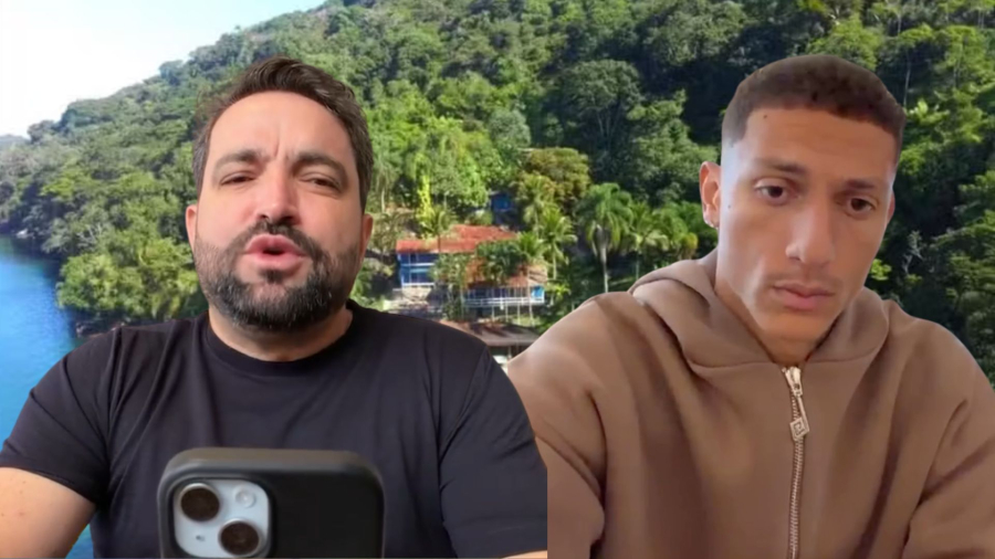 Richarlison apresenta documentos após desafio de advogado e cobra devolução de ilha