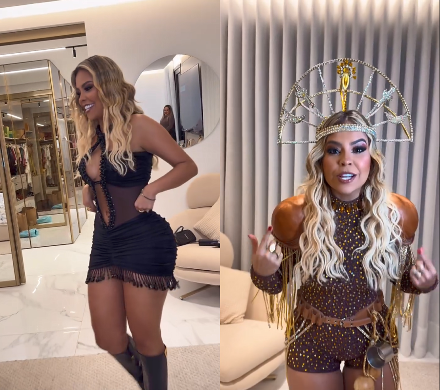 Prefeita faz desfile de looks após viralizar de biquíni