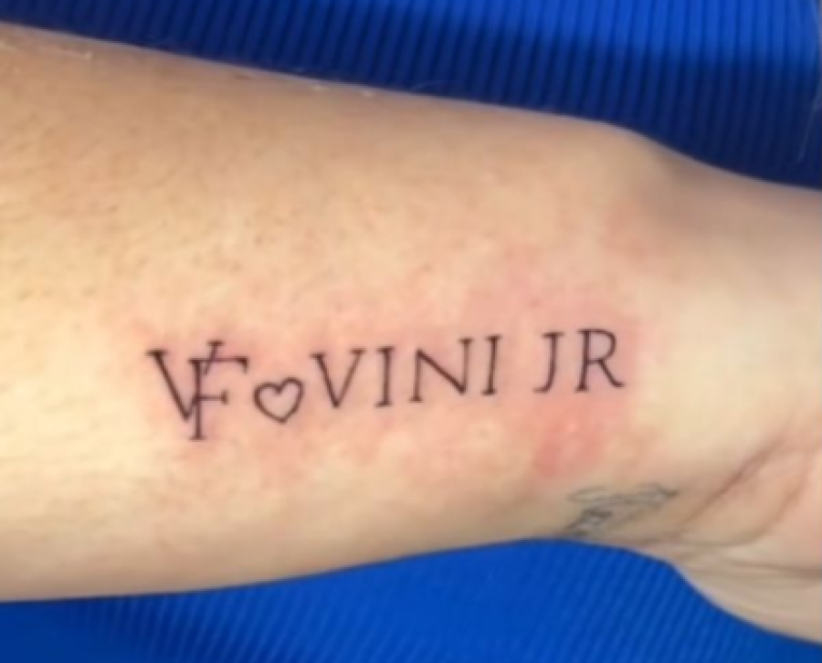 Fã tatua homenagem a Virginia e Vini Jr. e declara torcida pelo casal