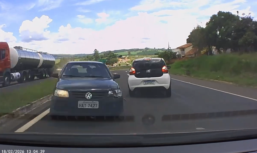 Condutor bêbado causa colisão frontal em rodovia