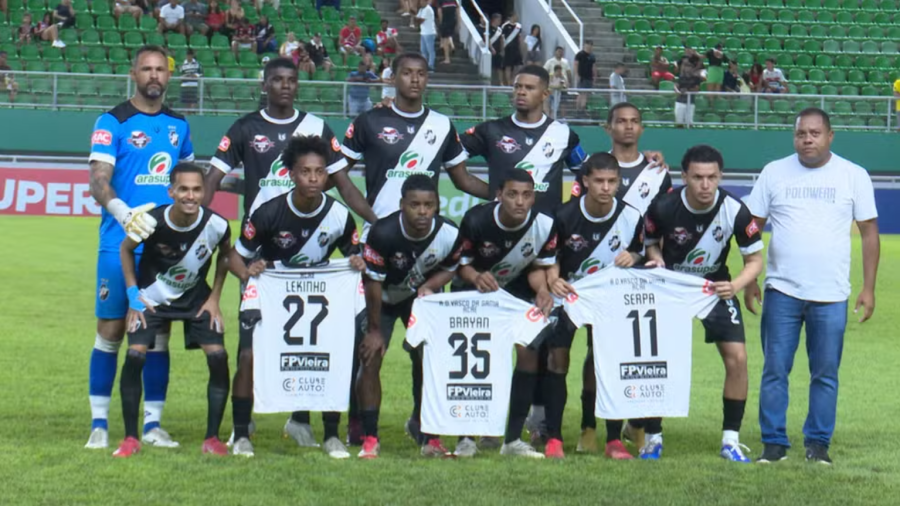 Vasco-AC homenageia jogadores presos por suspeita de estupro e é eliminado na Copa do Brasil