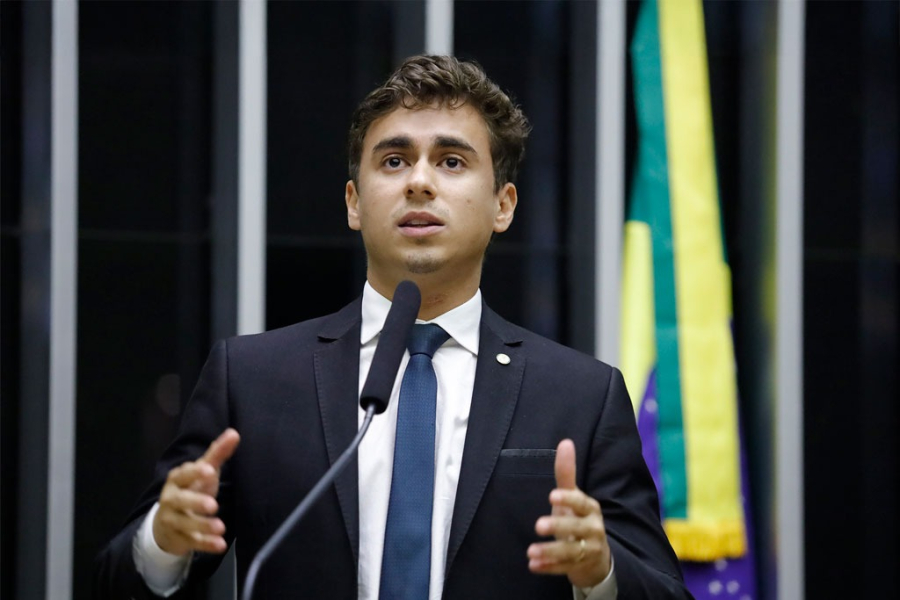 Nikolas Ferreira rebate Janja e nega relação de projeto com violência contra mulheres