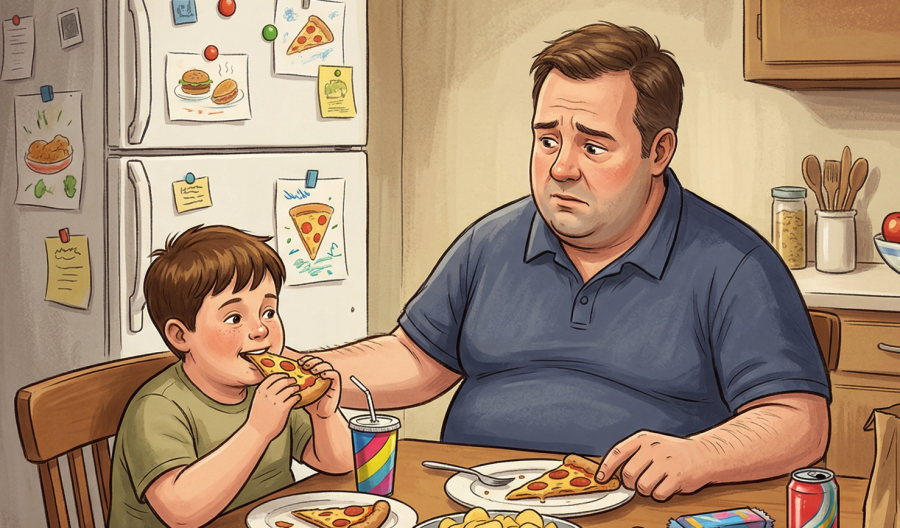 Cientistas descobrem como a obesidade do pai afeta o metabolismo dos filhos