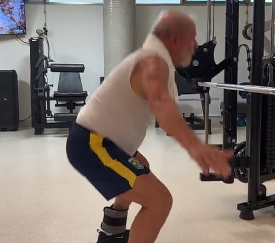 Janja exibe treino de Lula ao vivo: 'aqui não tem IA'