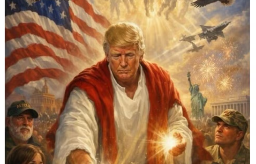 Trump apaga montagem de IA em que aparecia como Jesus após ser acusado de blasfêmia
