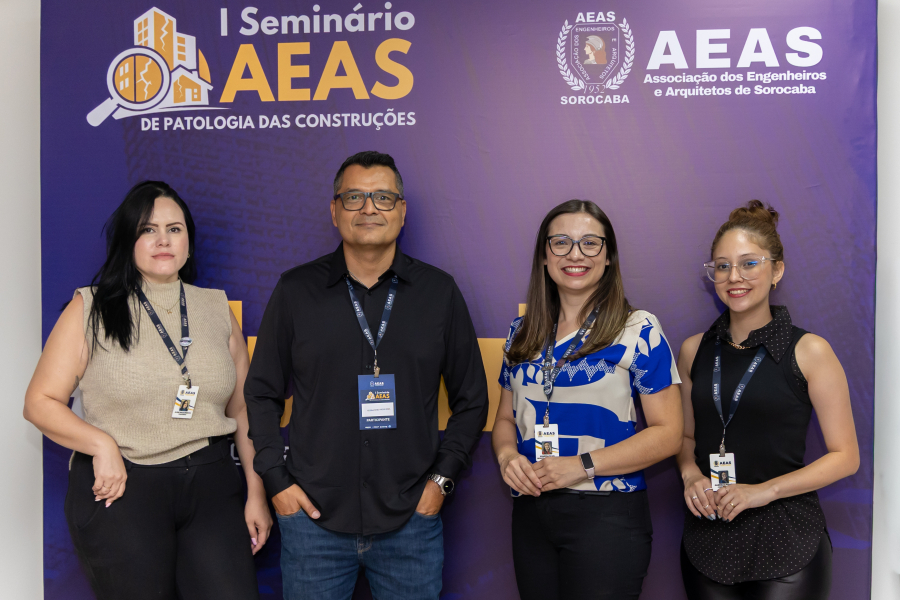 1º Seminário AEAS aborda a patologia das construções e reúne mais de 100 engenheiros e arquitetos em Sorocaba