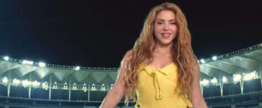 Shakira lança nova canção para a Copa com clipe no Maracanã