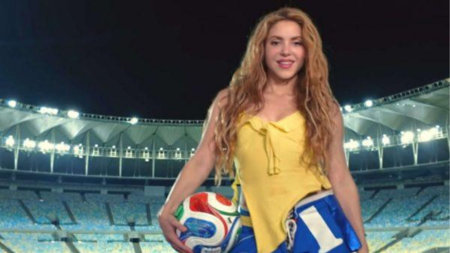 Shakira lança nova canção para a Copa com clipe no Maracanã