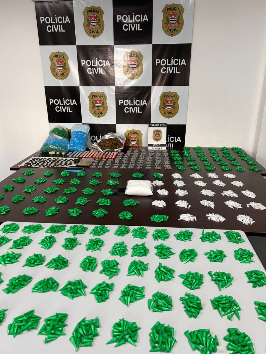 Quatro são presos em operação contra o tráfico de drogas em Sorocaba