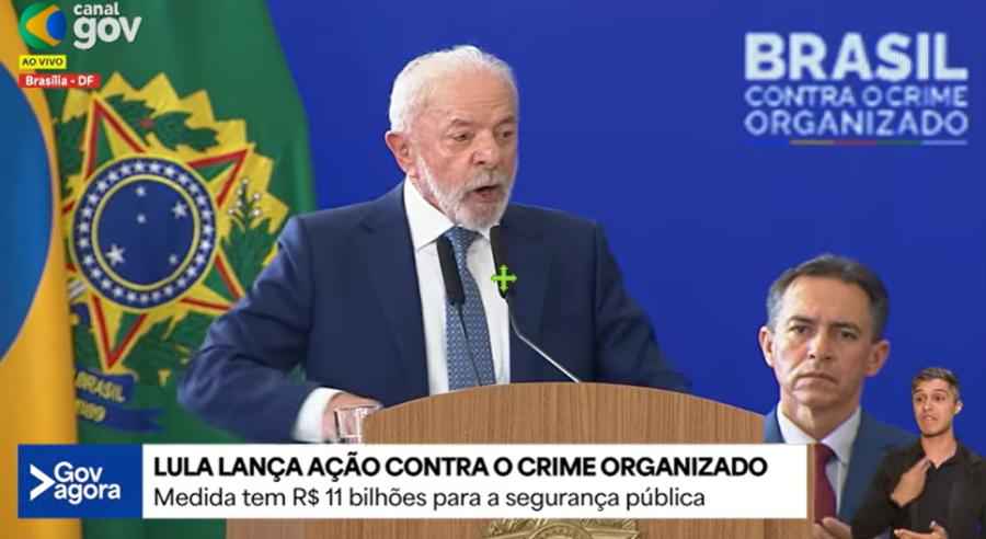 “Bandido é preso e logo solto”, diz Lula ao cobrar ação do Judiciário