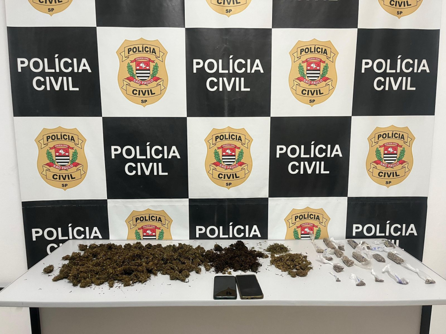 Homem é preso com drogas em casa de São Roque
