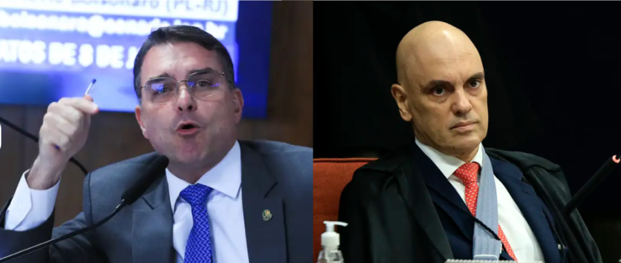 Flávio pede que Moraes seja considerado suspeito no caso Banco Master