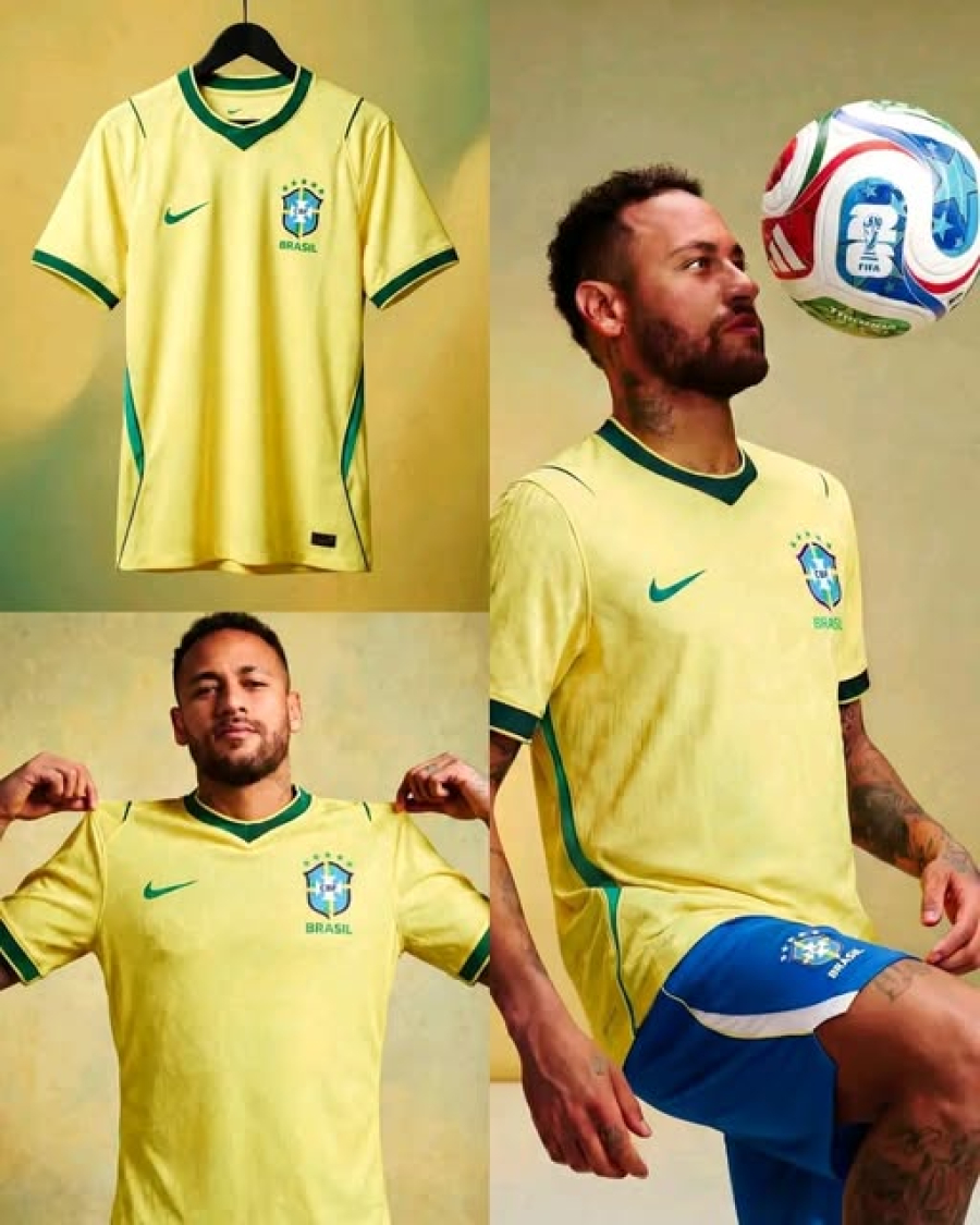 Site elege camisa do Brasil a segunda mais bonita da Copa