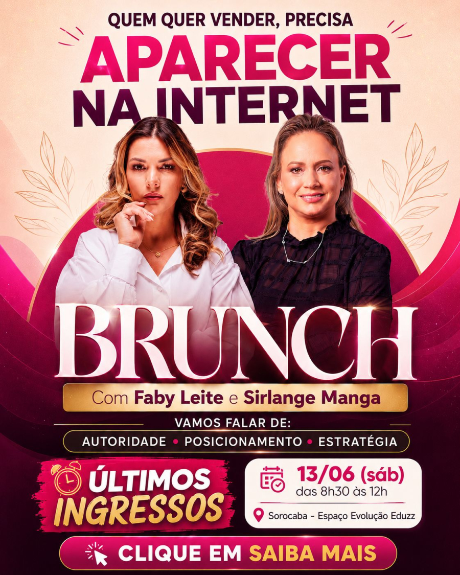 Sirlange Manga e Faby Leite promovem evento sobre empreendedorismo digital feminino no dia 13 de junho