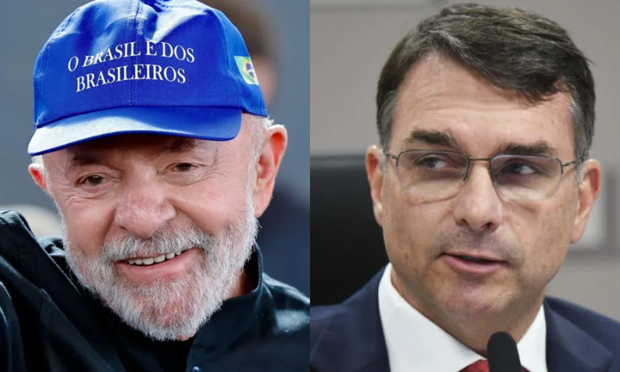 Lula supera Flávio Bolsonaro por 49% a 43% no 2º turno, aponta BTG/Nexus