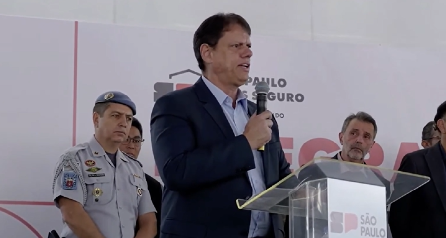 Tarcísio pede desculpas por roubos de celular em SP e admite falha na segurança