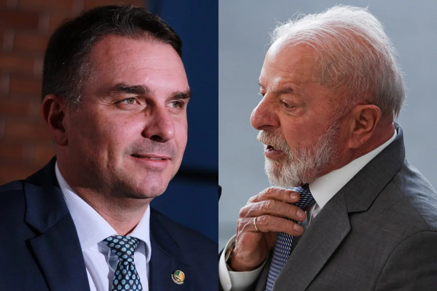 Lula e Flávio Bolsonaro empatam em novo cenário do 2º turno