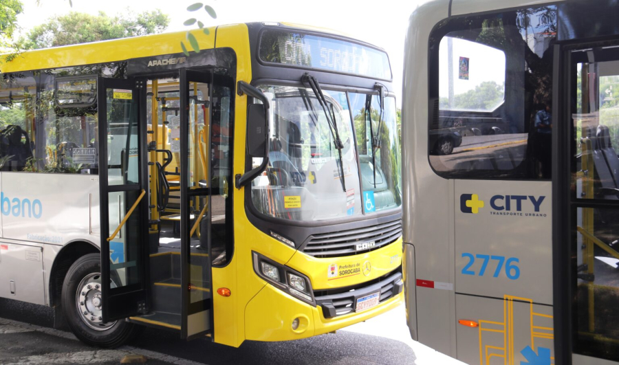 Ônibus de Sorocaba terão reforço de viagens nesta segunda por jogo do Brasil