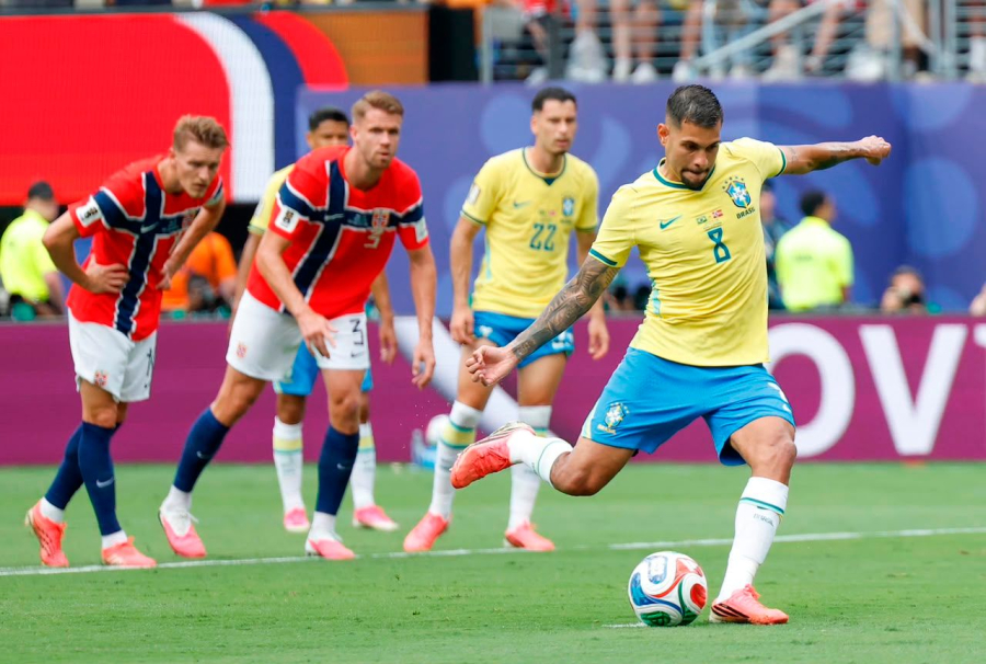 Haaland marca duas vezes, Noruega vence e elimina o Brasil da Copa
