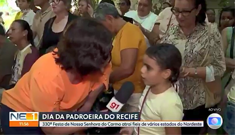 Menina de 8 anos viraliza ao falar sobre morte da mãe