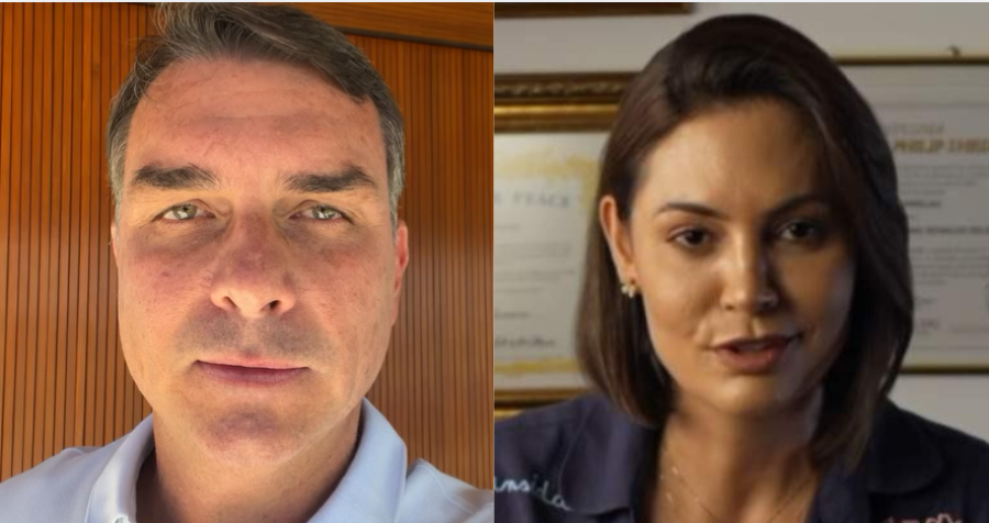 Flávio Bolsonaro faz apelo por apoio de Michelle e volta a pedir desculpas