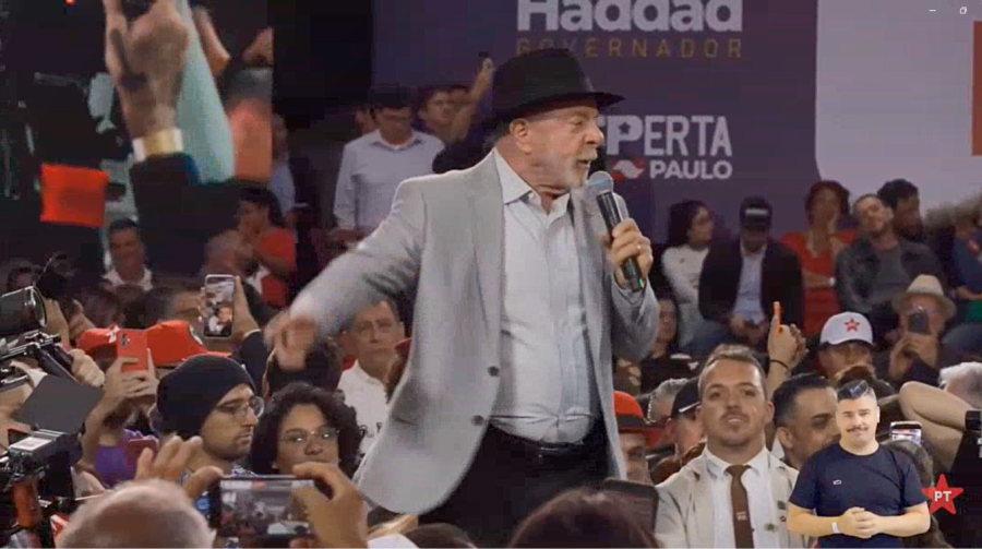 'Haddad vai ganhar de 10 a 0', diz Lula 