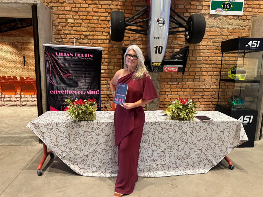 Lilian Bertin lança livro sobre maturidade e reinvenção em Sorocaba