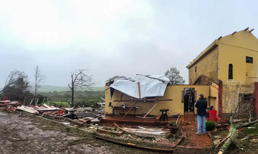 Inmet lança alerta de ciclone extratropical na Região Sul esta noite