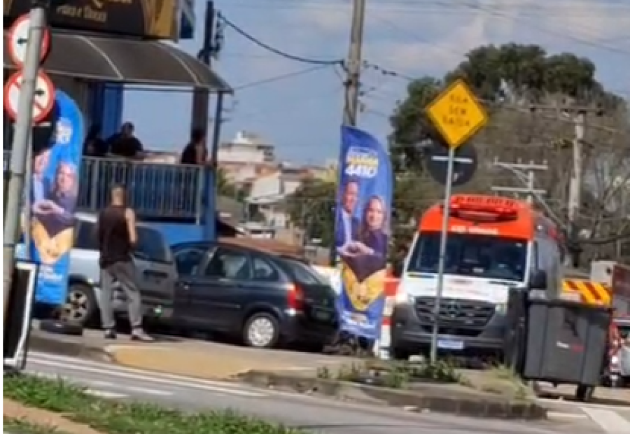 Acidente com caminhão mata mulher e deixa homem ferido na zona norte