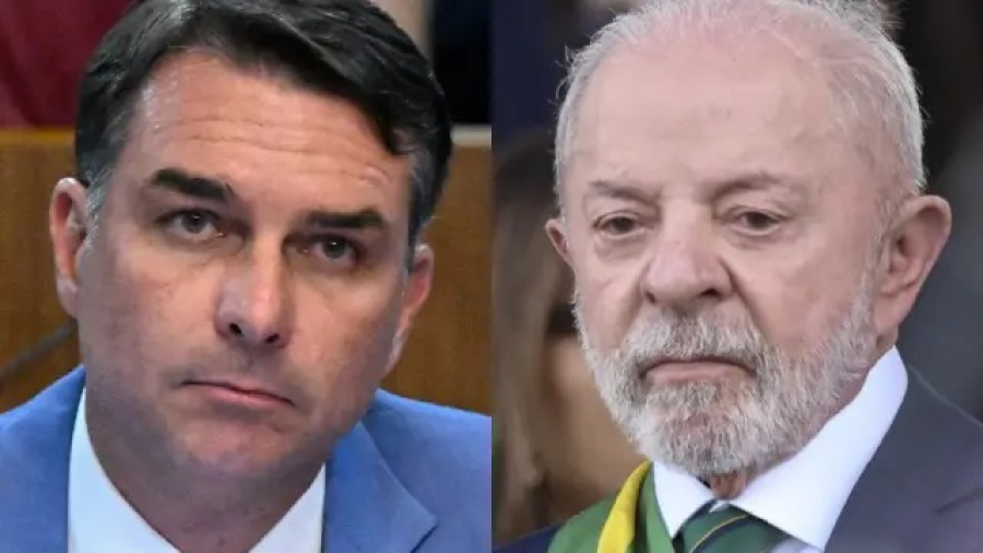 Lula e Flávio Bolsonaro aparecem empatados em simulação de 2º turno, aponta Quaest