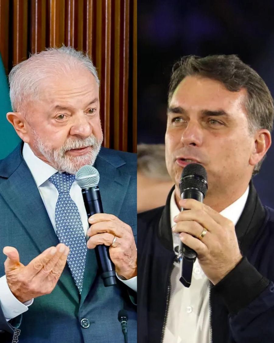 Pesquisa mostra Lula e Flávio tecnicamente empatados em 2º turno