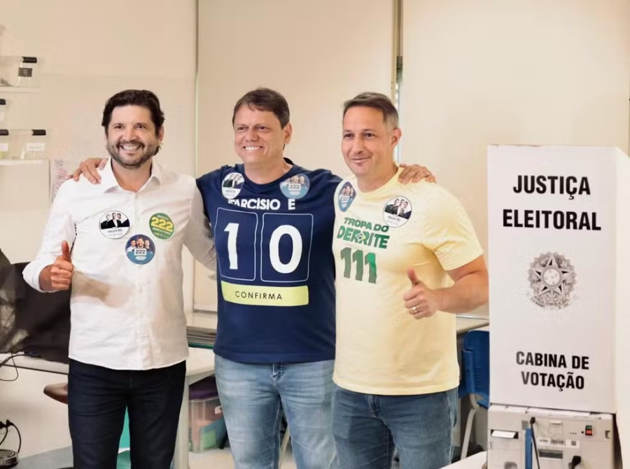 Derrite e André tiveram quase o dobro de votos que Marina e Tebet em Sorocaba